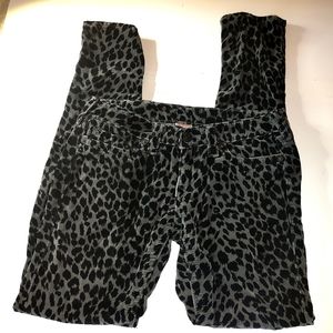 TRUE RELIGION Stella Leopard Skinny Jeans Sz 30